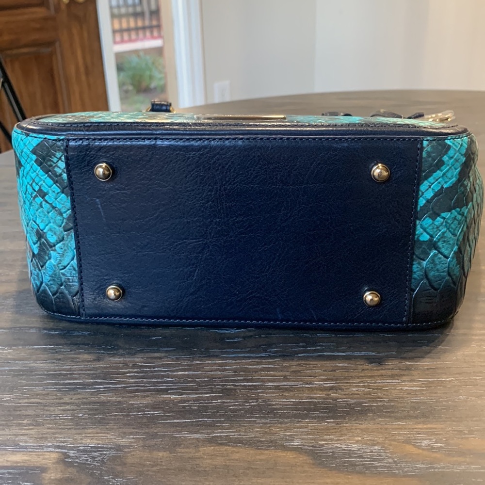 Brahmin small Ashlee blue Waterford tote NWT - Picture 5 of 8